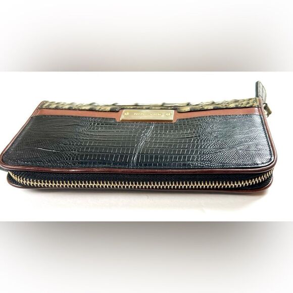 Brahmin Leather Embossed Zip Around Wallet - Picture 3 of 10